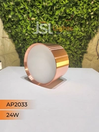 APRA AP2033 24W Round Surface Diffuser Panel Light - 24W, 4000K, Drawing RG