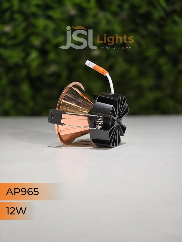 APRA 965 12W RG Round Deep Recessed COB Downlight - 12W, 4000K, RG