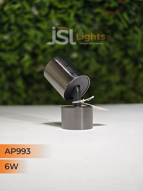 LX 993 PEARL METALLIC BLACK 6W - LED WALL FOCUS LIGHT - WARM WHITE 3000K - 6W, Pearl Black (PB)