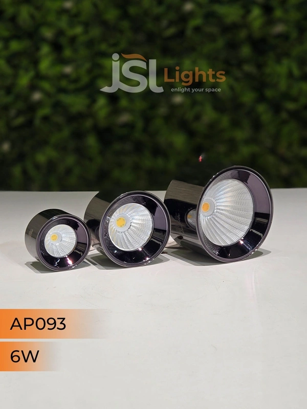 APRA 093 6W PB Round Surface Cylindrical Light - 6W, 3000K