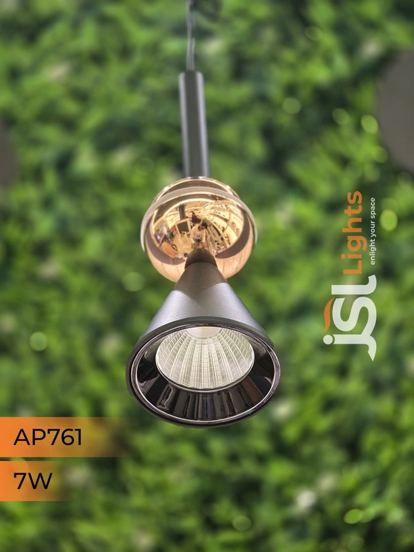 APRA761 7W BK RG 3CCT Surface Hanging Light