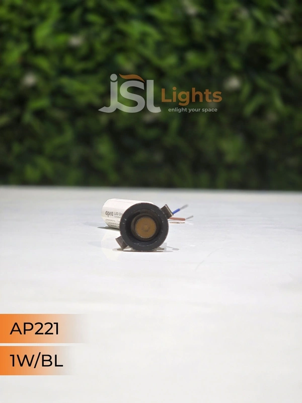 APRA  221 1W Black Deep Recessed COB Downlight - WW, BK BK