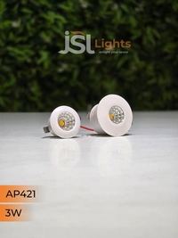 APRA  421 3W White Deep Recessed COB Downlight - 3W, 6000K