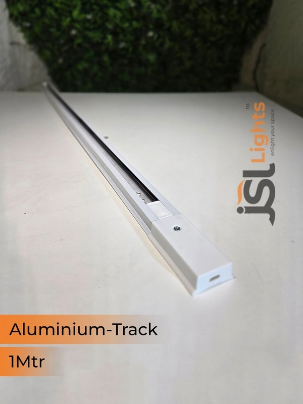 APRA 1Meter Aluminium White Ceiling Track Channel - White