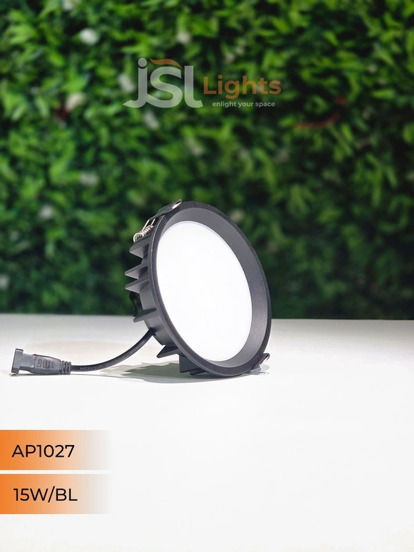 APRA 1027 15W RD Deep Down Diffuser Panel Led Light - 15W, 4000K, Black