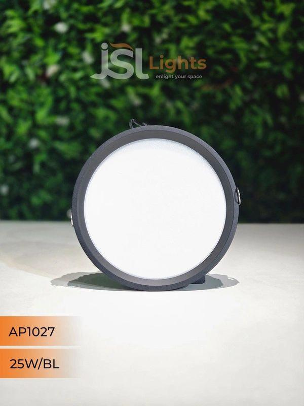 APRA 1027 25W RD Deep Down Diffuser Panel Led Light - 25W, 4000K, Black