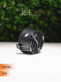 APRA 1501 12W Round 3in1 Deep Recessed Panel Downlight  - 12W, BK+GBK