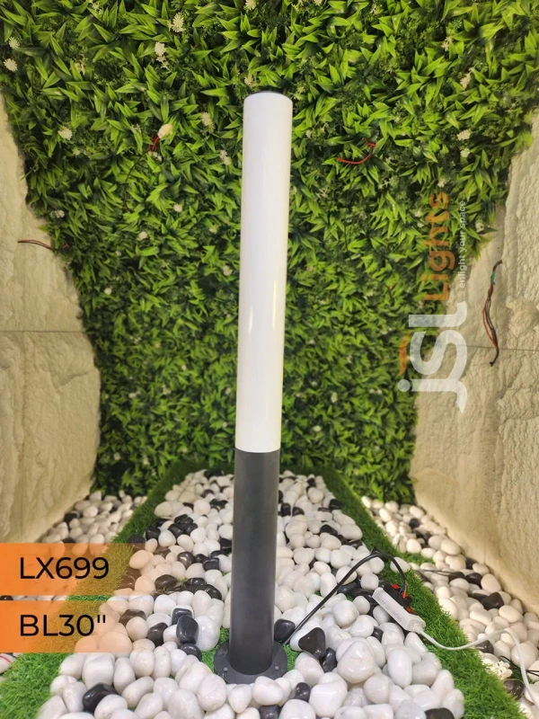LX 699 12W 30" Outdoor bollard Garden Light. - Bollard Light