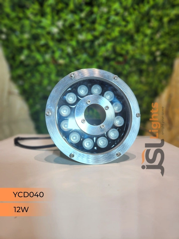 APRA YCD040-IMP Under Water 12W Nozzle Pool Led Light - 12W, RGB