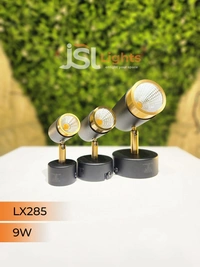 LX 285 6W Black GD Surface Wall Cob Focus Light - 6W