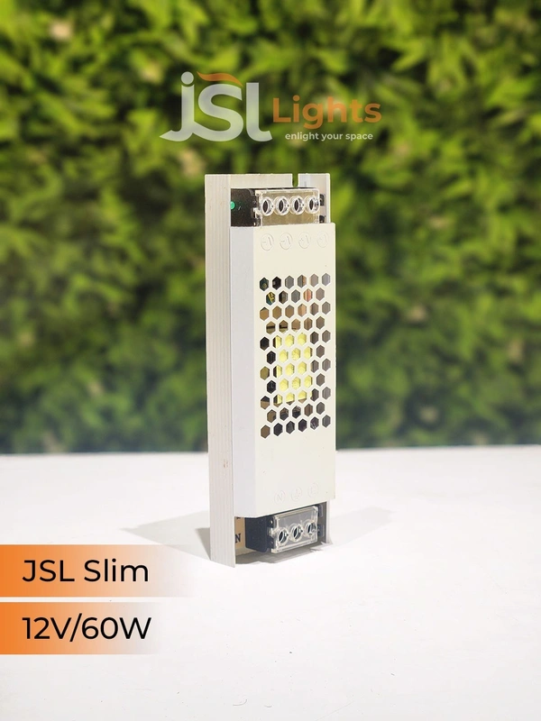 JSL Slim 12V Led Strip Constant Current Driver - 60W