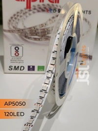 APRA 12V 5050 RGB 120Led Strip Light 5Mt Pack - 120LED