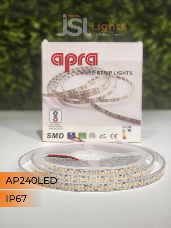 APRA 12V 2835 240Led IP67 Strip Light 5Mt Pack - 240LED, WW
