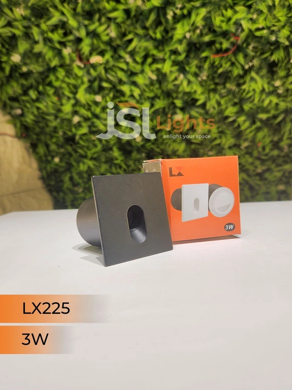 LX225 3W Led Foot Light - Black