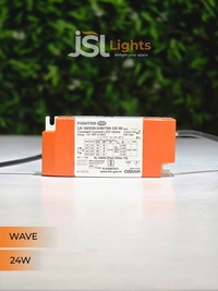 JSL Wave 24W White PB Deep Recessed COB Downlight - 24W, 4000K