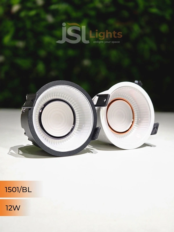 APRA 1501 12W Round 3in1 Deep Recessed Panel Downlight  - 12W, BK+GBK