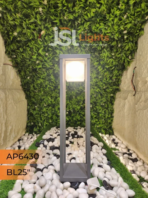 APRA AP 6430 12W 25" Outdoor Garden Bollard Light - Bollard Light