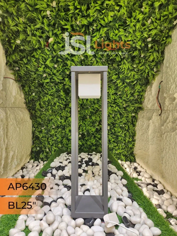 APRA AP 6430 12W 25" Outdoor Garden Bollard Light - Bollard Light