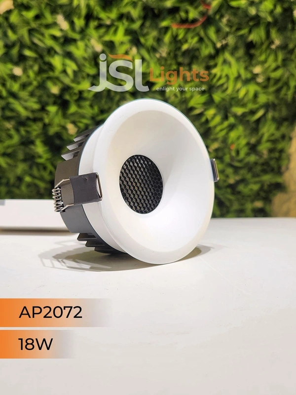 APRA AP 2072 18W White Deep Recessed COB Downlight - 12W, 4000K, White
