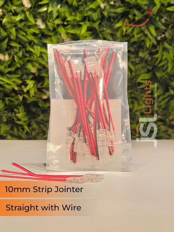 JSL APRA 10 mm Led Strip Jointer (20 Pcs Packing) - Wire With  Jointer