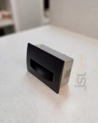 APRA AP7422 5W Square Grey Foot Light - 5W, 3000K, Black