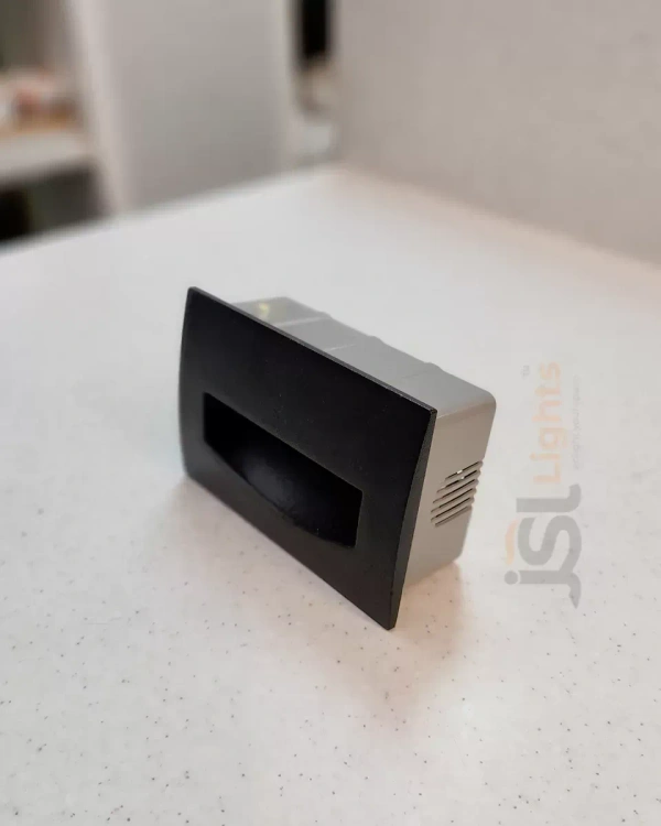 APRA AP7422 5W Square Grey Foot Light - 5W, 3000K, Black