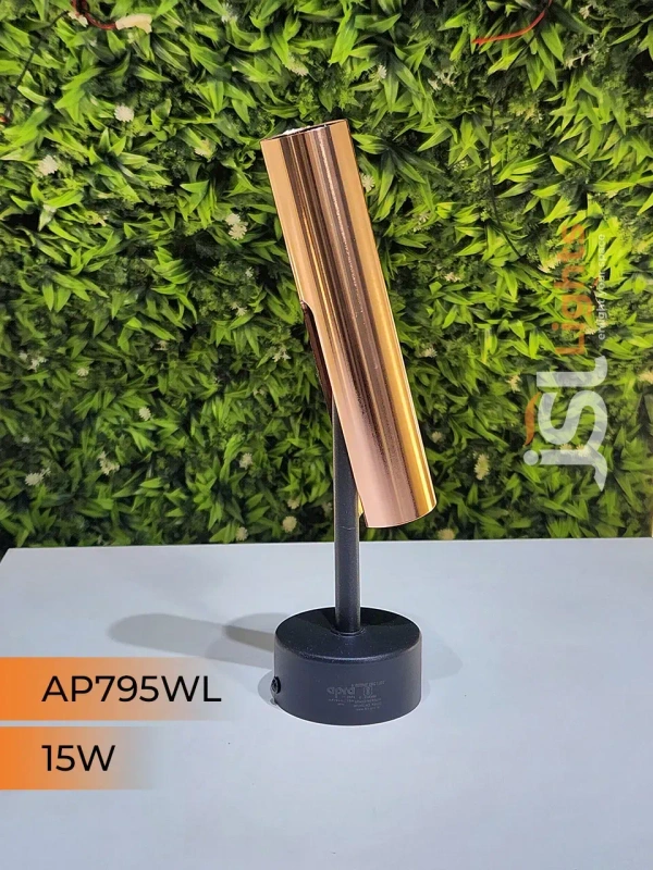 APRA AP795 10W Black RG Surface Wall Cob Focus Light - 15W, 3000K, Black RG