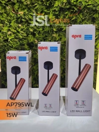 APRA AP795 10W Black RG Surface Wall Cob Focus Light - 15W, 3000K, Black RG