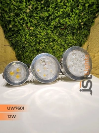 7601SS-IND Under Water WW Surface Pool Led Light - 12W, WW