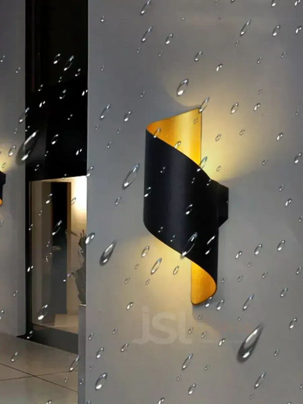 LX899 18W UP Down Black Outdoor Wall Light - 18W, WW