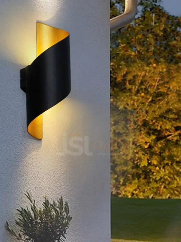 LX899 18W UP Down Black Outdoor Wall Light - 18W, WW