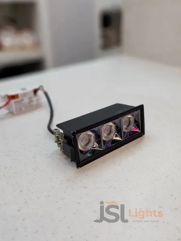 APRA AP058 12W Black Magic Linear Ceiling Downlight - 12W, 6000K