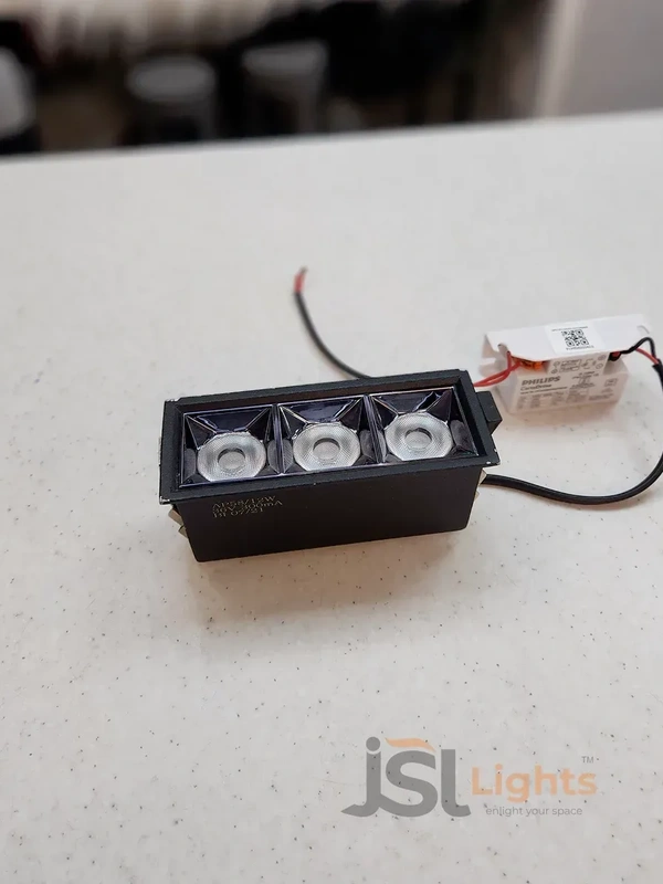 APRA AP058 12W Black Magic Linear Ceiling Downlight - 12W, 6000K