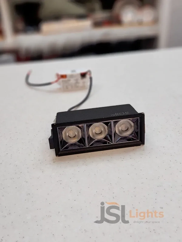 APRA AP058 12W Black Magic Linear Ceiling Downlight - 12W, 6000K