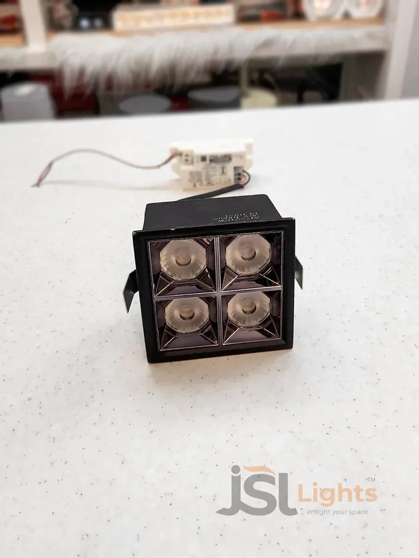 APRA AP058 16W Black Magic Linear Ceiling Downlight - 16W, 6000K