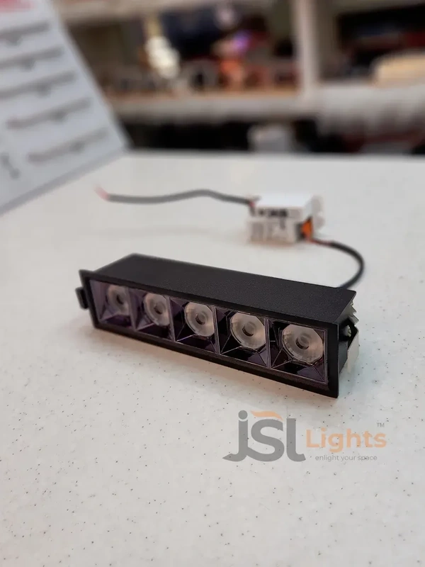 APRA AP058 20W Black Magic Linear Ceiling Downlight - 20W, 3000K