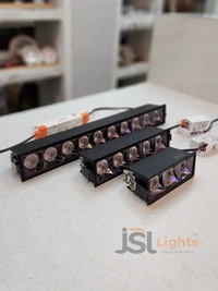 APRA AP058 40W Black Magic Linear Ceiling Downlight - 40W, 6000K