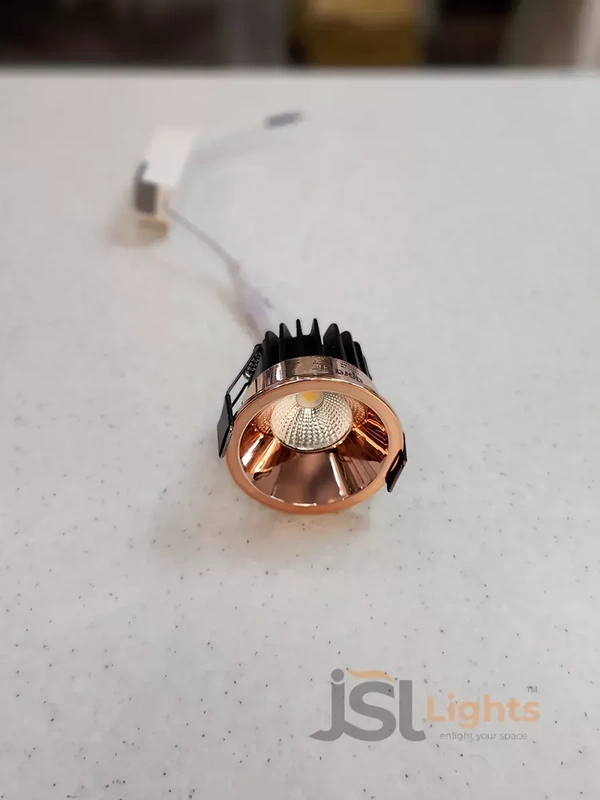 APRA AP2015A 7W Rose Gold Recessed COB Downlight - 7W, 4000K