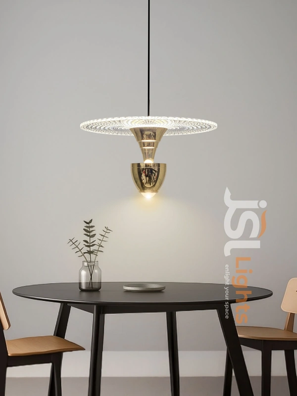 AP5001 - 8W Luxury Pendant Lights 2025 – Golden Warm White Elegance | APRA® Hanging Light - 1 pcs