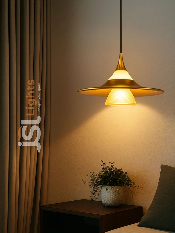 AP5014 - 8W Luxury Pendant Lights 2025 – Golden Warm White Elegance | APRA® Hanging Light - 1 pcs