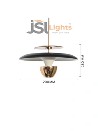 AP5027 - 8W Luxury Pendant Lights 2025 – Golden Warm White Elegance | APRA® Hanging Light - 1 pcs