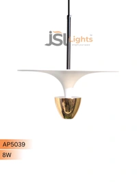 AP5039 - 8W Luxury Pendant Lights 2025 – Golden Warm White Elegance | APRA® Hanging Light - 1 pcs