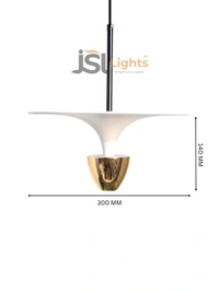 AP5039 - 8W Luxury Pendant Lights 2025 – Golden Warm White Elegance | APRA® Hanging Light - 1 pcs
