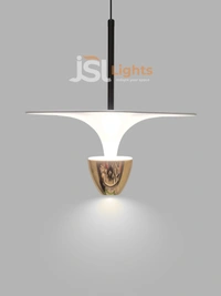 AP5039 - 8W Luxury Pendant Lights 2025 – Golden Warm White Elegance | APRA® Hanging Light - 1 pcs