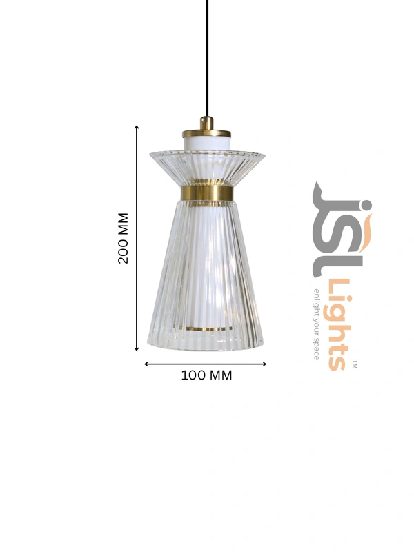 AP553 - 10W Luxury Pendant Lights 2025 – Golden Warm White Elegance | APRA® Hanging Light - 1 pcs