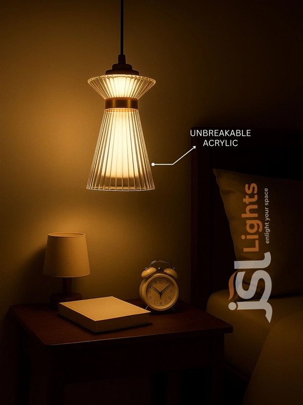 AP553 - 10W Luxury Pendant Lights 2025 – Golden Warm White Elegance | APRA® Hanging Light - 1 pcs