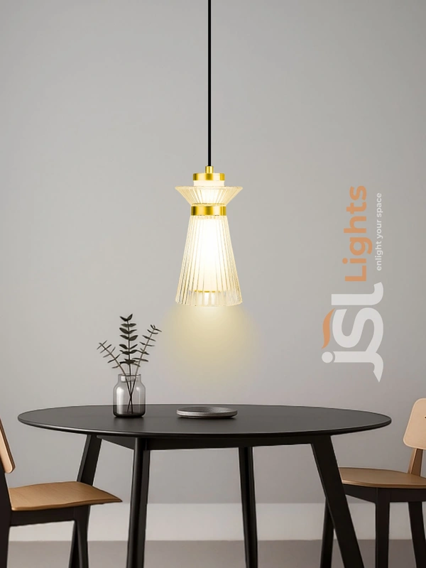 AP553 - 10W Luxury Pendant Lights 2025 – Golden Warm White Elegance | APRA® Hanging Light - 1 pcs