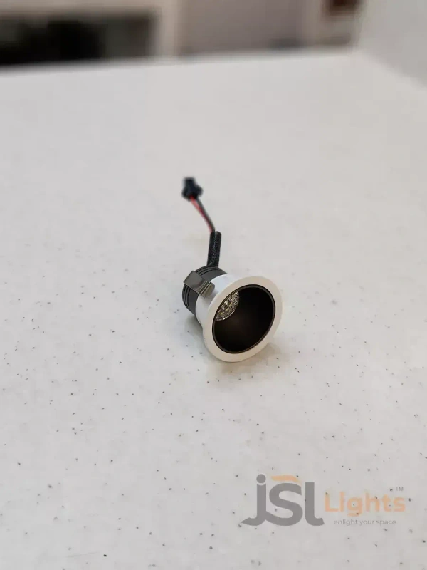 APRA AP 602 3W Grey Deep Recessed COB Downlight - 3000K