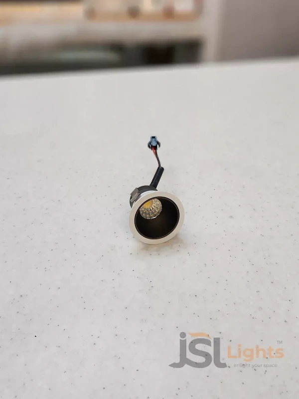 APRA AP 602 3W Grey Deep Recessed COB Downlight - 3000K