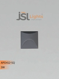 APRA D412- 3W SQ Led Stair Foot Light Grey Body - 1 pcs